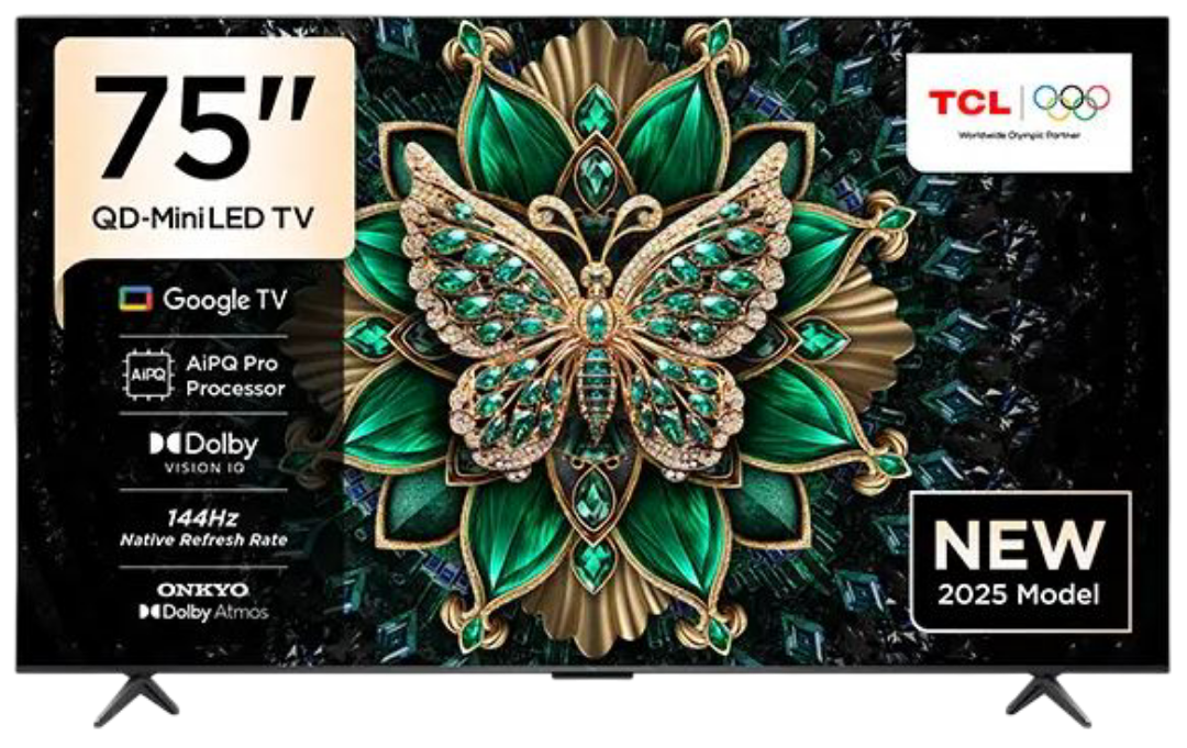 TCL 75 Inch QD Mini LED 4K Google TV