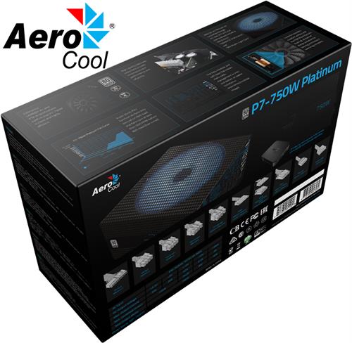 AeroCool Project 7 RGB Ready 750w 80 Plus Platinum