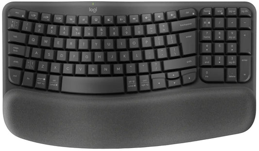 Logitech Wave Keys Wireless Ergonomic Keyboard