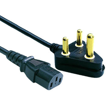 UniQue POWER CABLE SINGLE HEAD Black 1.8meter in Length
