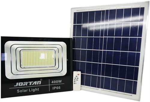 Solarix Jortam 400w Glass Solar Flood Lamp With Solar Panel