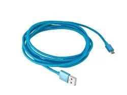 Whizzy Blue Extra Long Micro USB Charge And Data Sync Cable