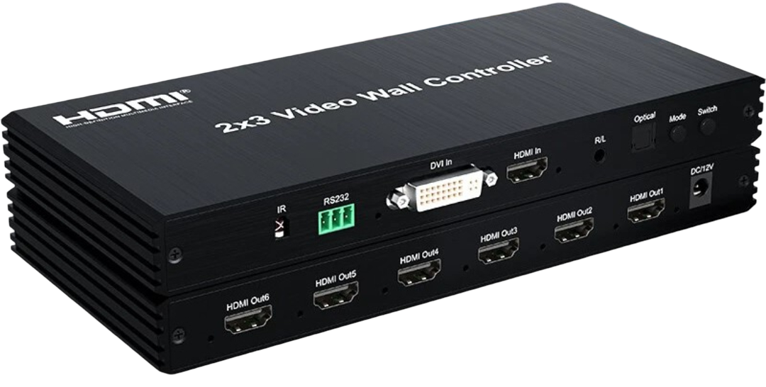 UniQue 2x3 HDMI Video Wall Controller